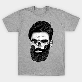 Skull with beard T-Shirt